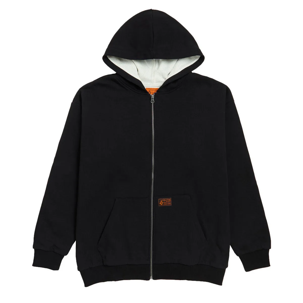 Volcom Axestone Workwear Lined Fleece Hoodie - Black sold by CCS