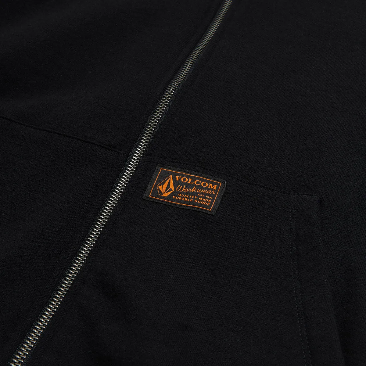 Volcom Axestone Workwear Lined Fleece Hoodie - Black sold by CCS product image thumbnail 5