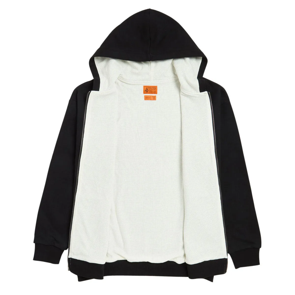 Volcom Axestone Workwear Lined Fleece Hoodie - Black sold by CCS product image thumbnail 2