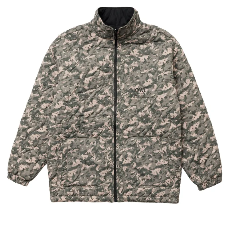 Howl Reversible Jacket - Black/Camo sold by CCS