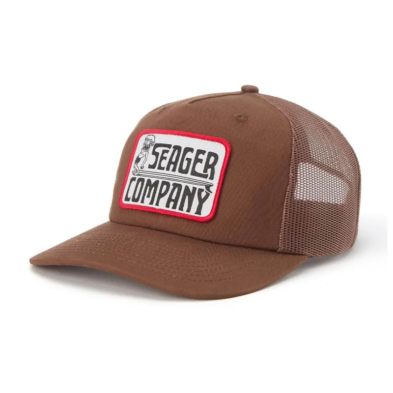 Seager Pocket Creep Trucker Snapback Hat - Brown sold by CCS