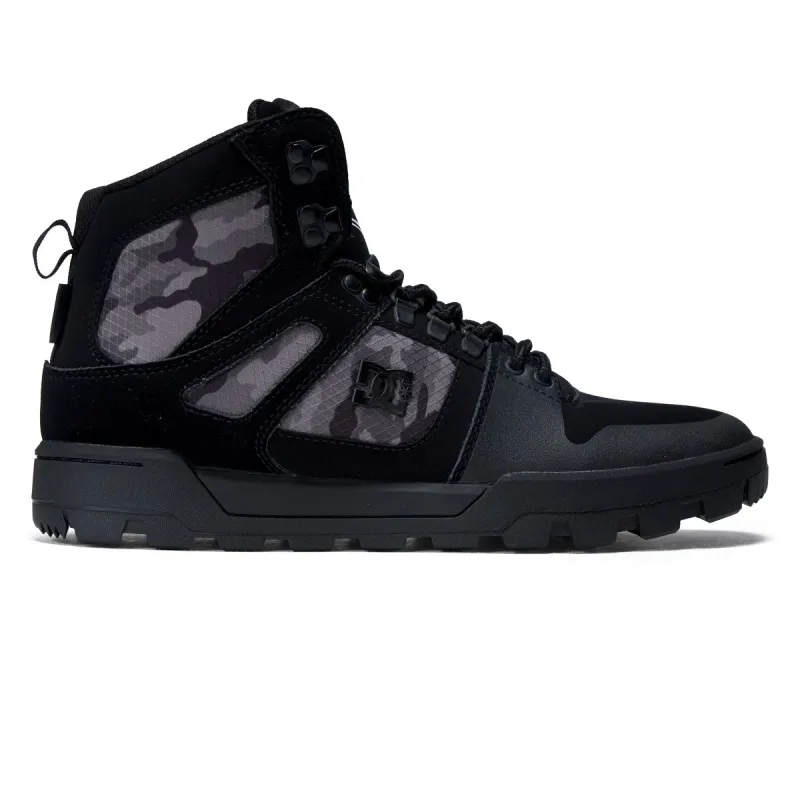 DC Pure High-Top Wr Boots - Black Camo sold by CCS