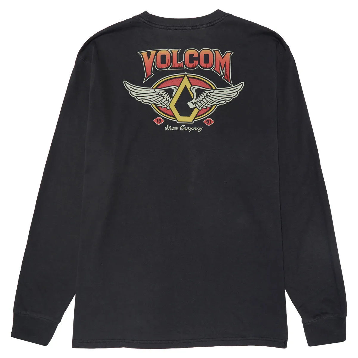Volcom Wing It Long Sleeve T-Shirt - Antique Black sold by CCS