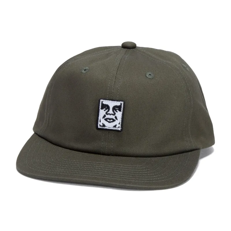 Obey Icon Patch Panel Strapback Hat - Rosin made by CCS
