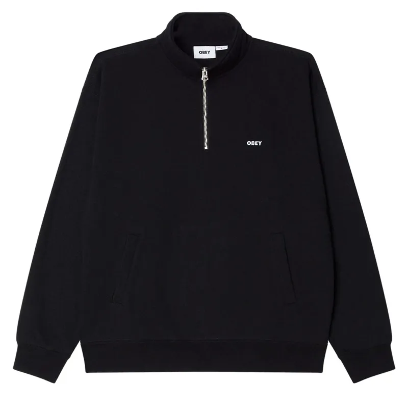 Obey Established Works Bold Mock Sweatshirt - Black sold by CCS