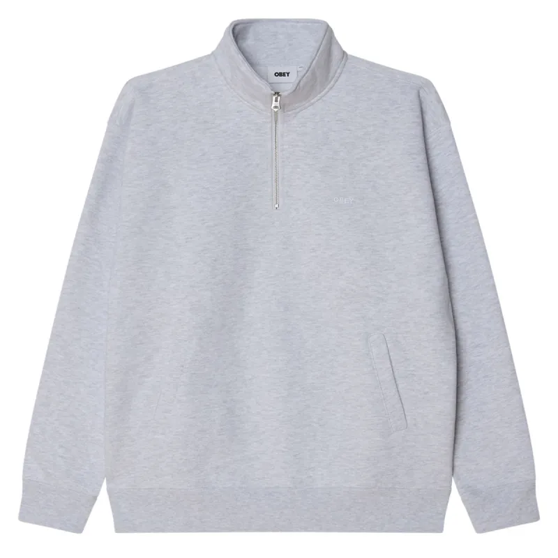 Obey Established Works Bold Mock Sweatshirt - Ash Grey sold by CCS