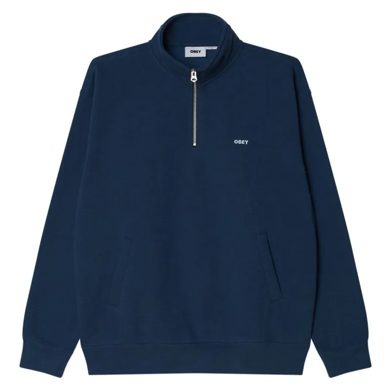 Obey Established Works Bold Mock Sweatshirt - Dark Denim sold by CCS