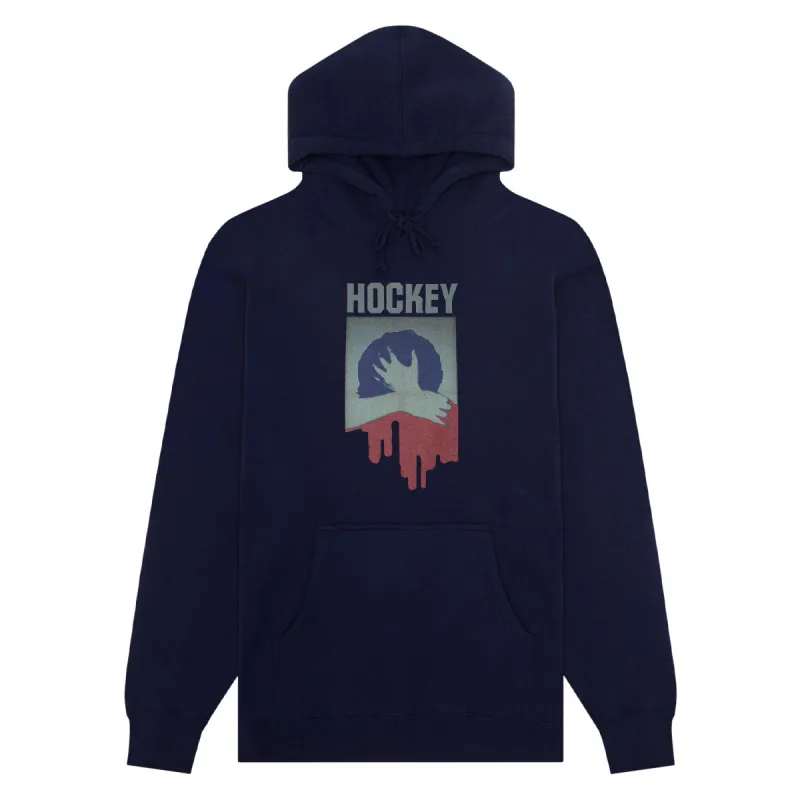 Hockey Paralysis Hoodie - Navy sold by CCS