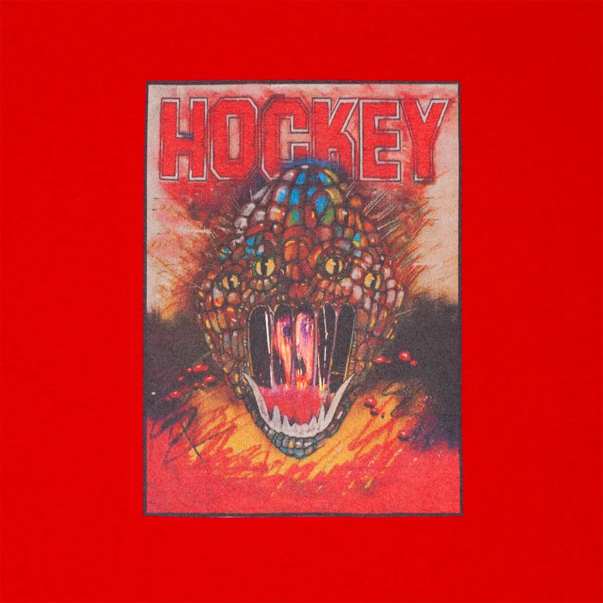 Hockey War On Mice T-Shirt - Red sold by CCS product image thumbnail 2