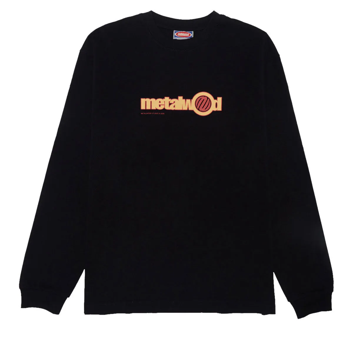 Metalwood Word Long Sleeve T-Shirt - Black sold by CCS