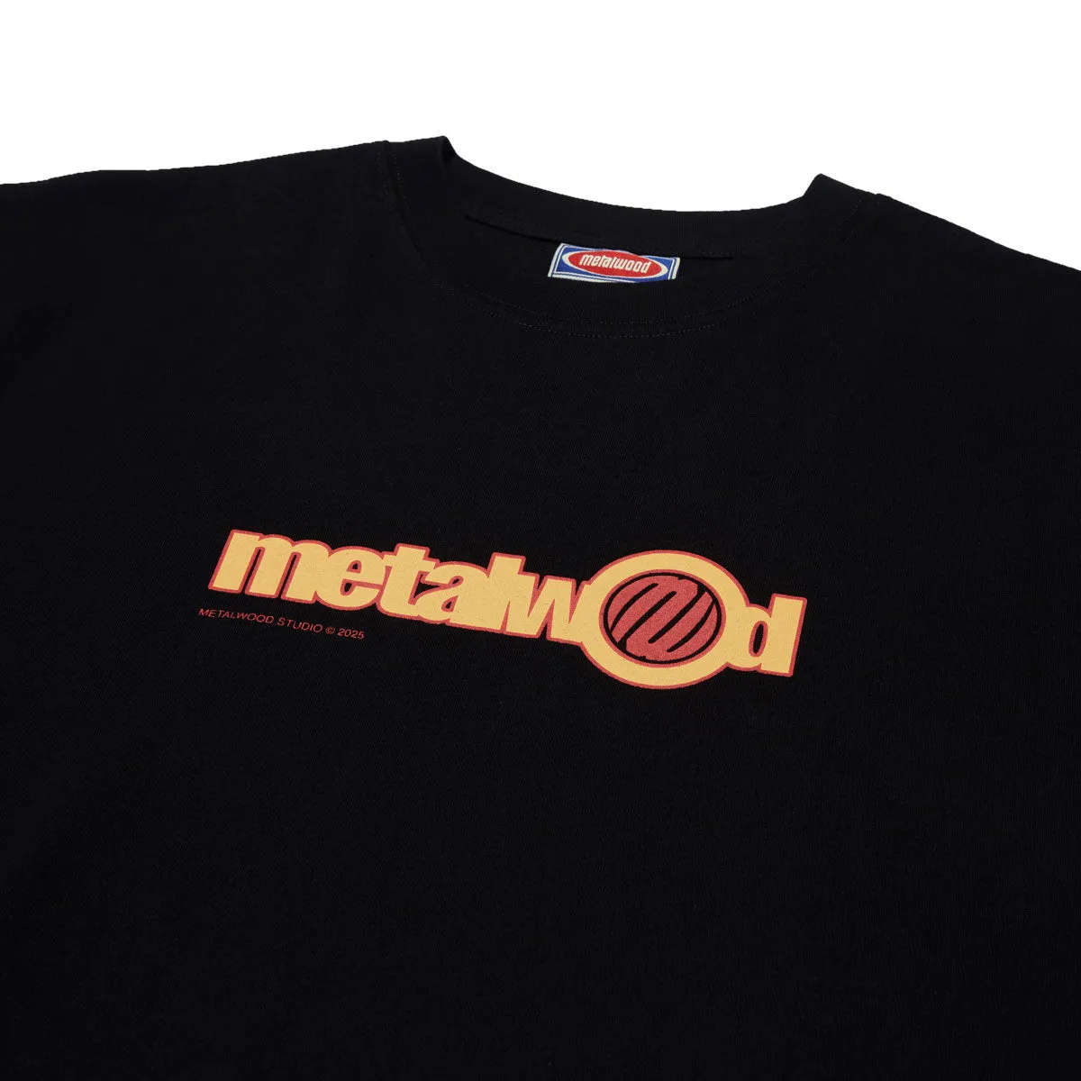 Metalwood Word Long Sleeve T-Shirt - Black sold by CCS product image thumbnail 2