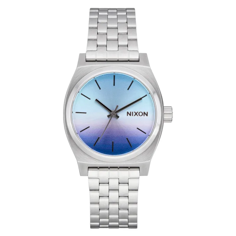 Nixon Medium Time Teller Watch - Silver/Dusk sold by CCS