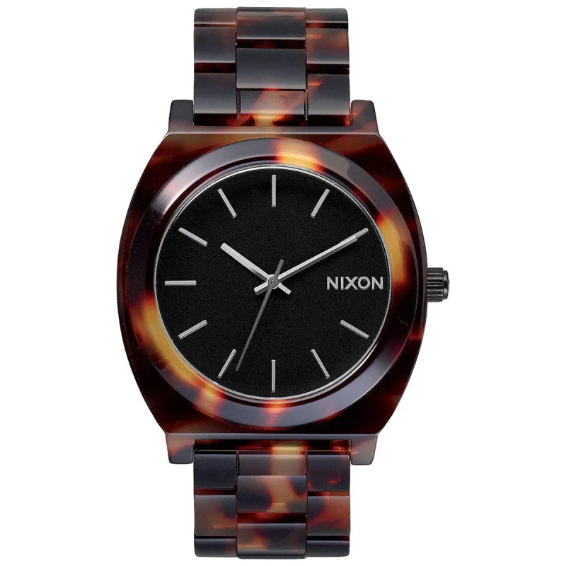 Nixon Time Teller Acetate Watch - Tortoise sold by CCS