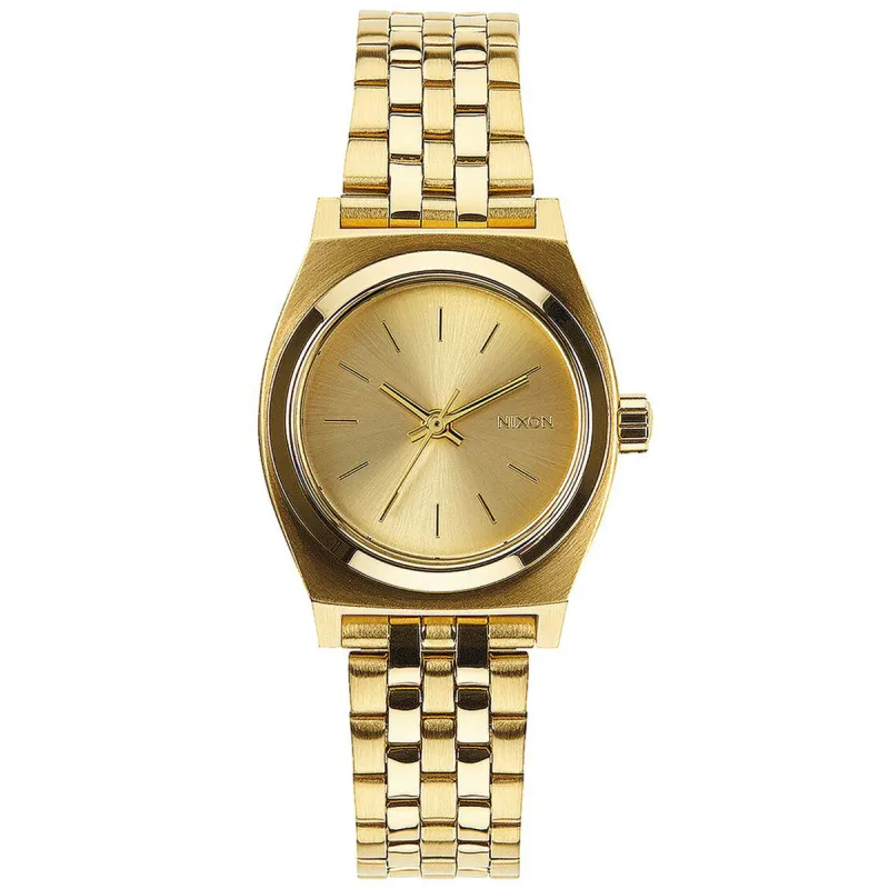 Nixon Small Time Teller Watch - All Gold made by Nixon