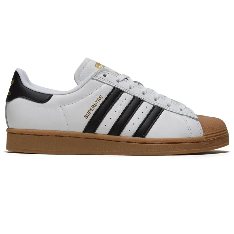 Adidas Superstar ADV Shoes - White/Black/Gum sold by CCS