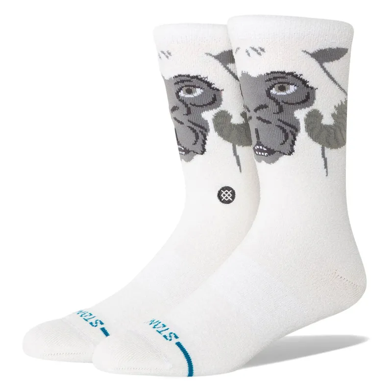 Stance Tauntaun Crew Socks - White sold by CCS