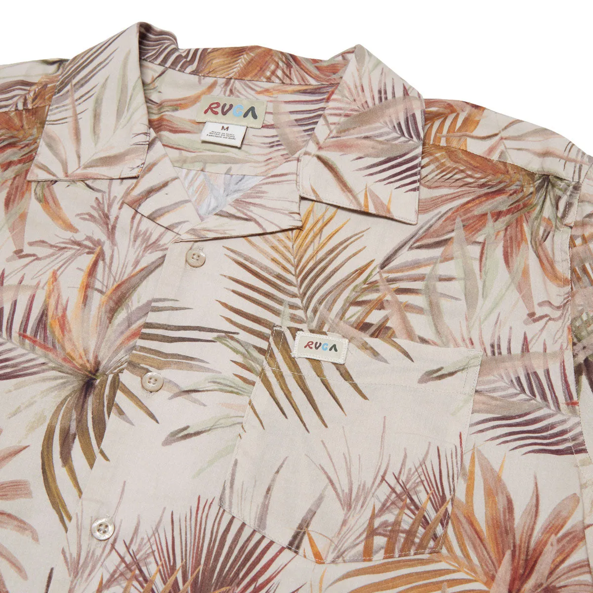 RVCA Mel G Palm Long Sleeve Shirt - Khaki sold by CCS product image thumbnail 3