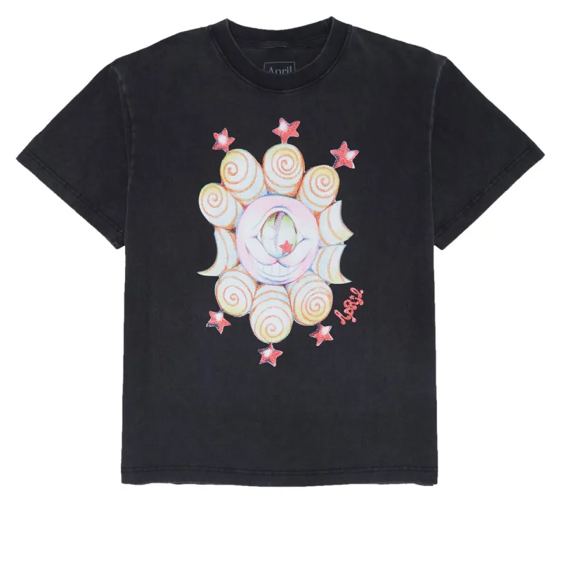 April Shane By Ema Gaspar T-Shirt - Vintage Black made by CCS