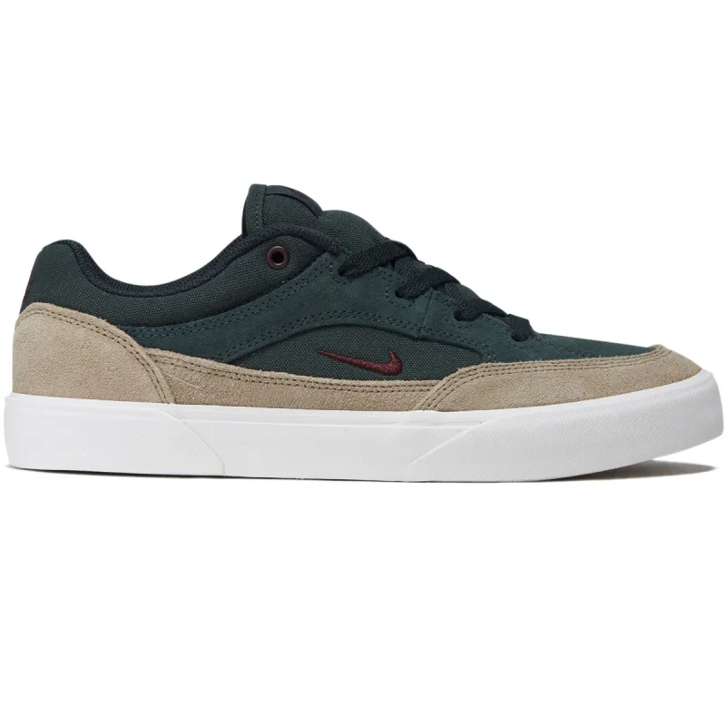Nike SB Malor Shoes - Seaweed/Burgundy Crush/Khaki/Phantom sold by CCS