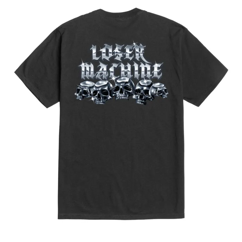 Loser Machine Crystal Skulls T-Shirt - Black sold by CCS
