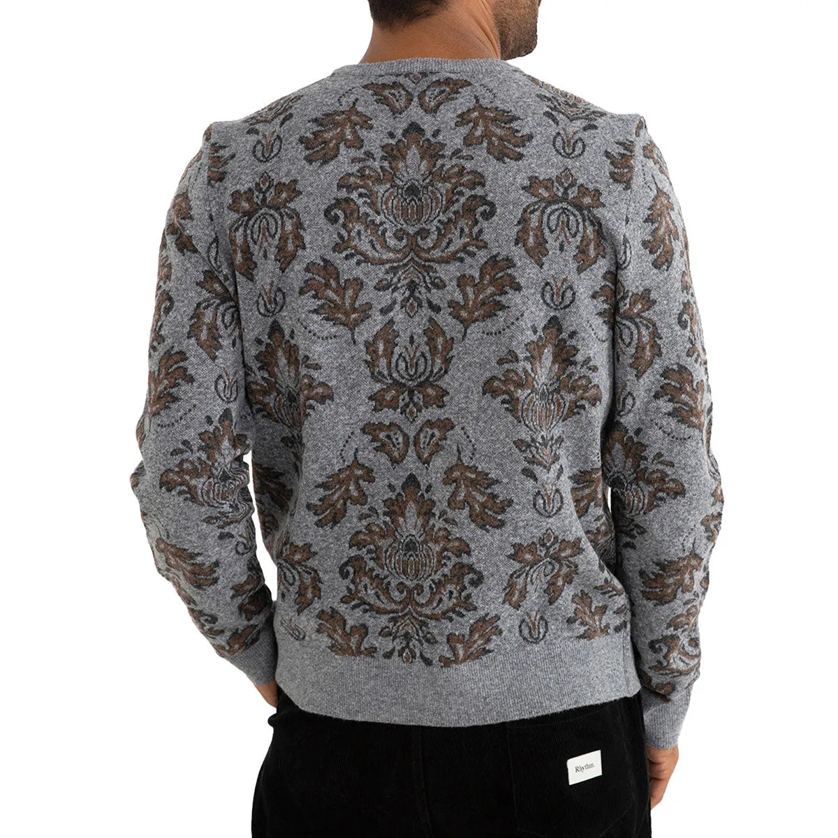 Rhythm Demask Knit Sweater - Heather Grey sold by CCS product image thumbnail 3