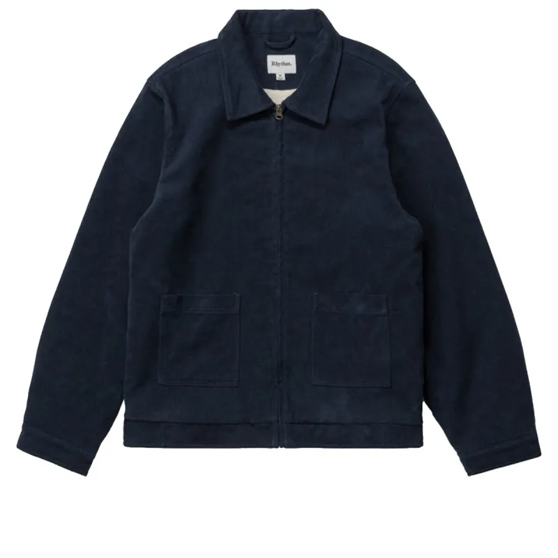 Rhythm Twill Duty Jacket - Midnight Navy sold by CCS