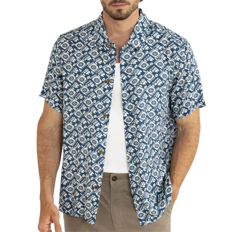 Rhythm Sunday Shirt - Navy sold by CCS