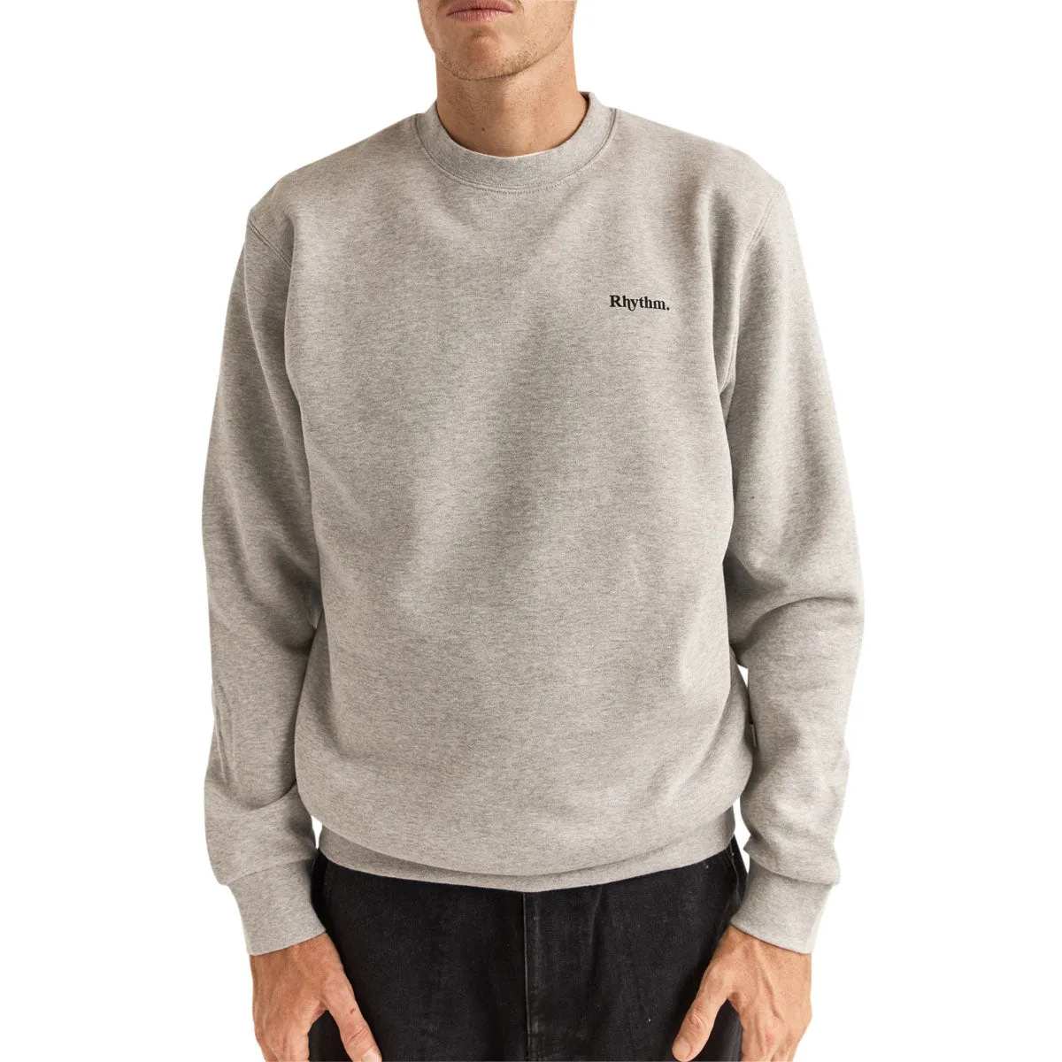 Rhythm Brand Fleece Crew Sweatshirt - Grey Heather sold by CCS product image thumbnail 2