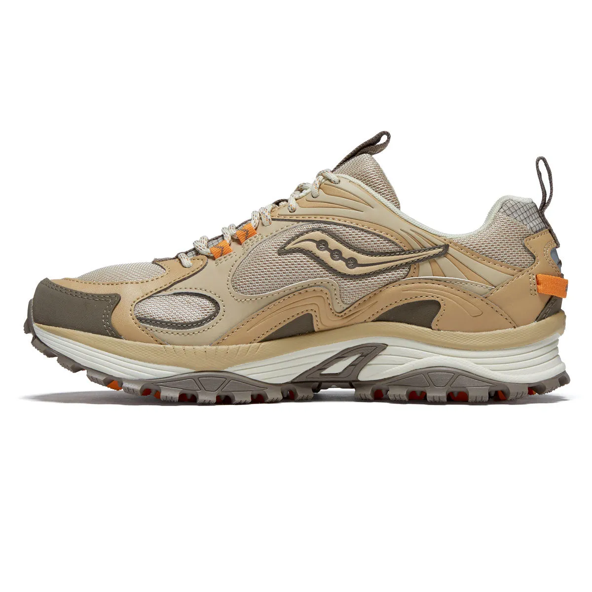 Saucony Grid Aura X Shoes - Whey/Orange sold by CCS product image thumbnail 2