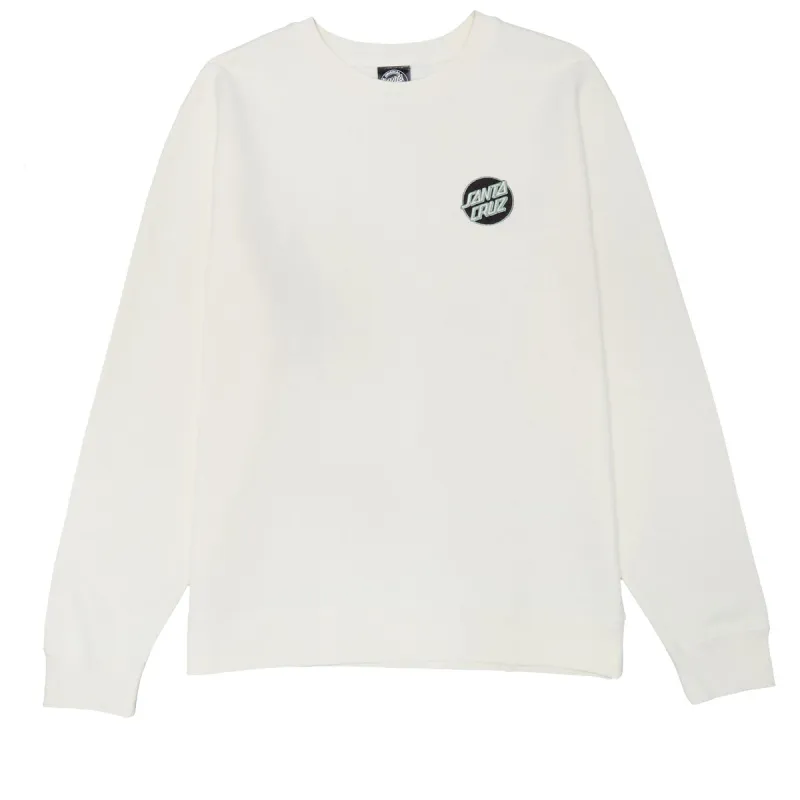 Santa Cruz Cruz Embroidered Sweatshirt - Bone sold by CCS
