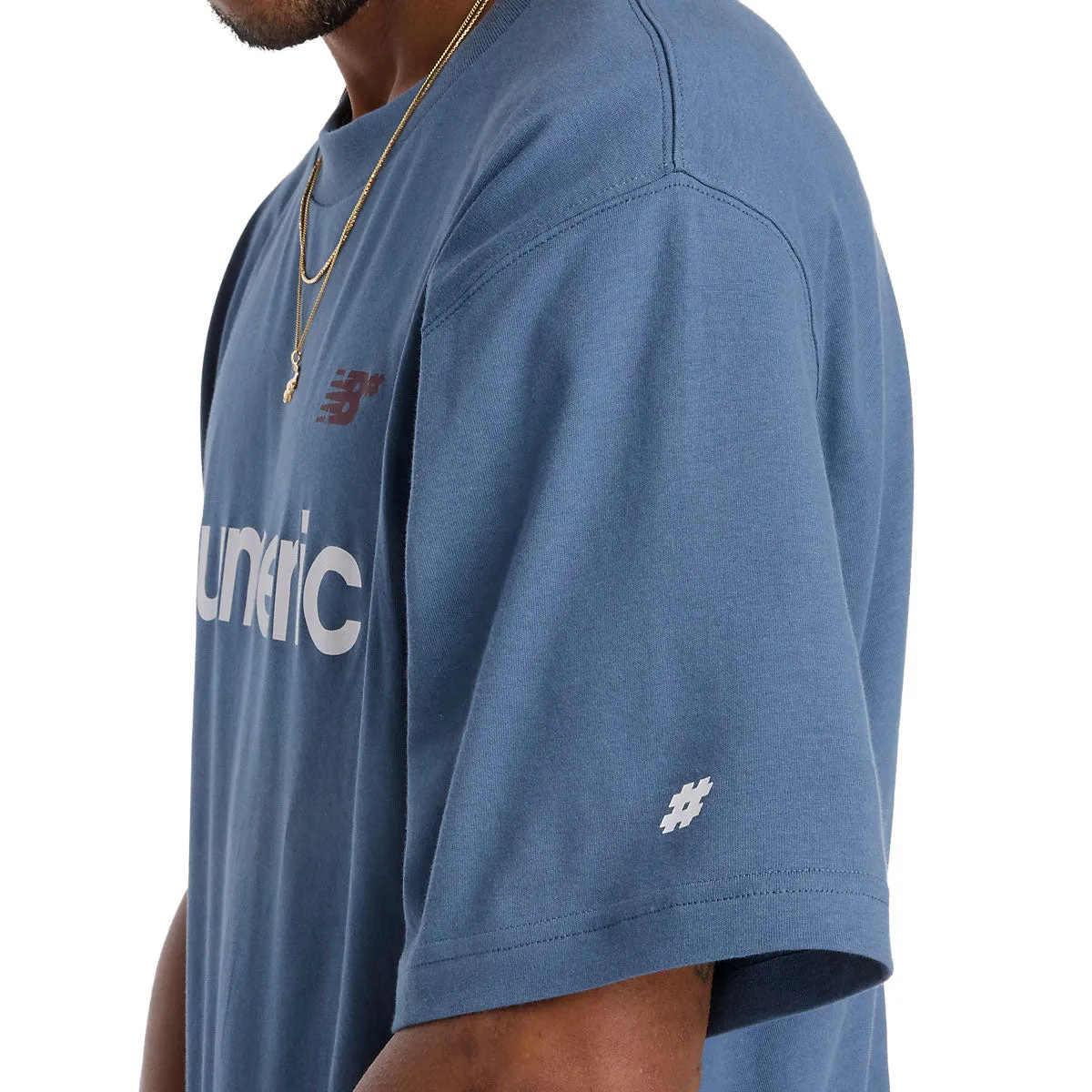 New Balance Numeric Linear Logo T-Shirt - Blue sold by CCS product image thumbnail 3