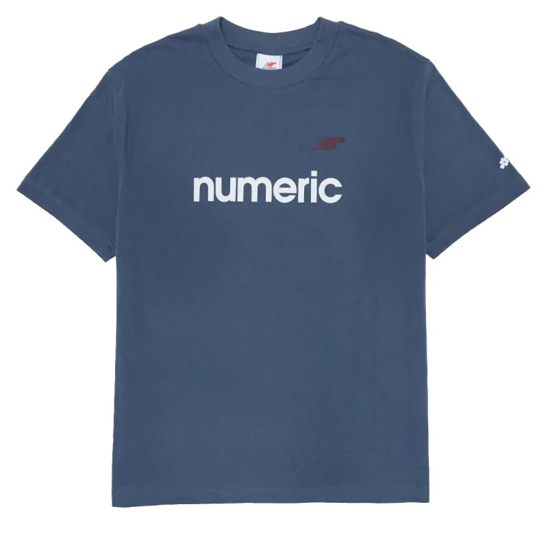 New Balance Numeric Linear Logo T-Shirt - Blue sold by CCS