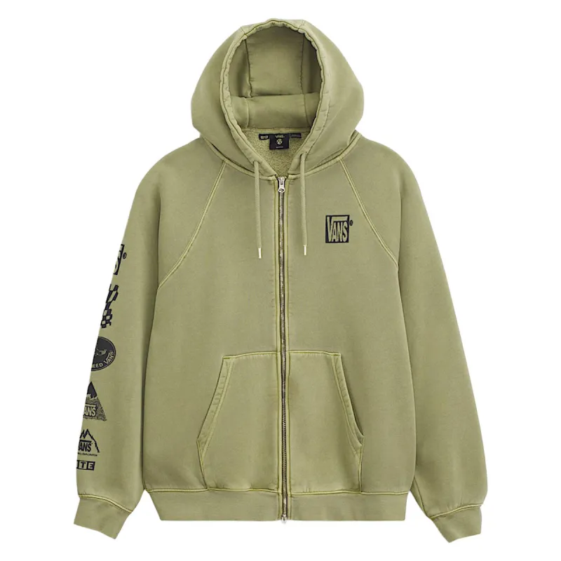 Vans MTE Teamteam Full Zip Up Hoodie - Loden Green made by Vans