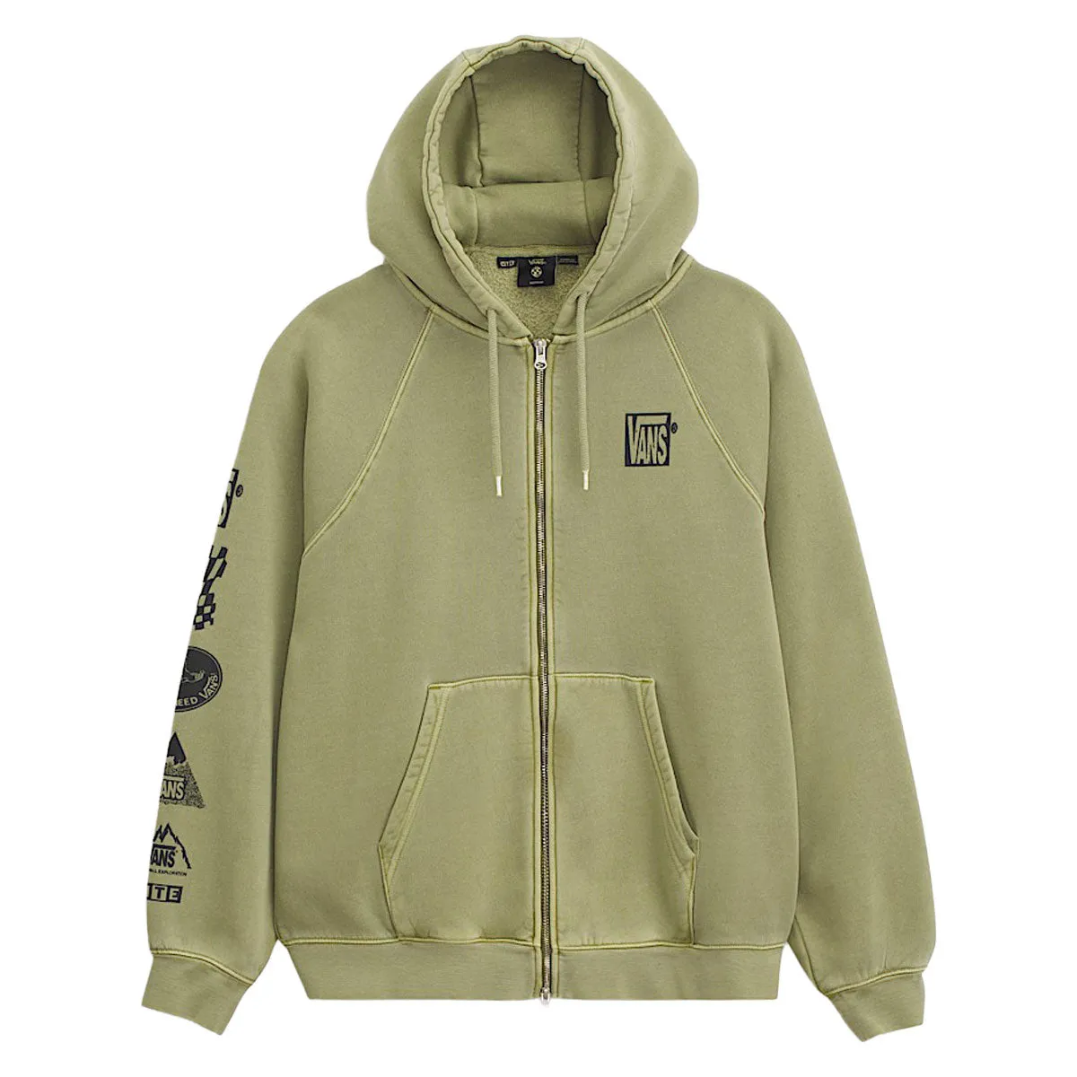 Vans MTE Teamteam Full Zip Up Hoodie - Loden Green sold by CCS