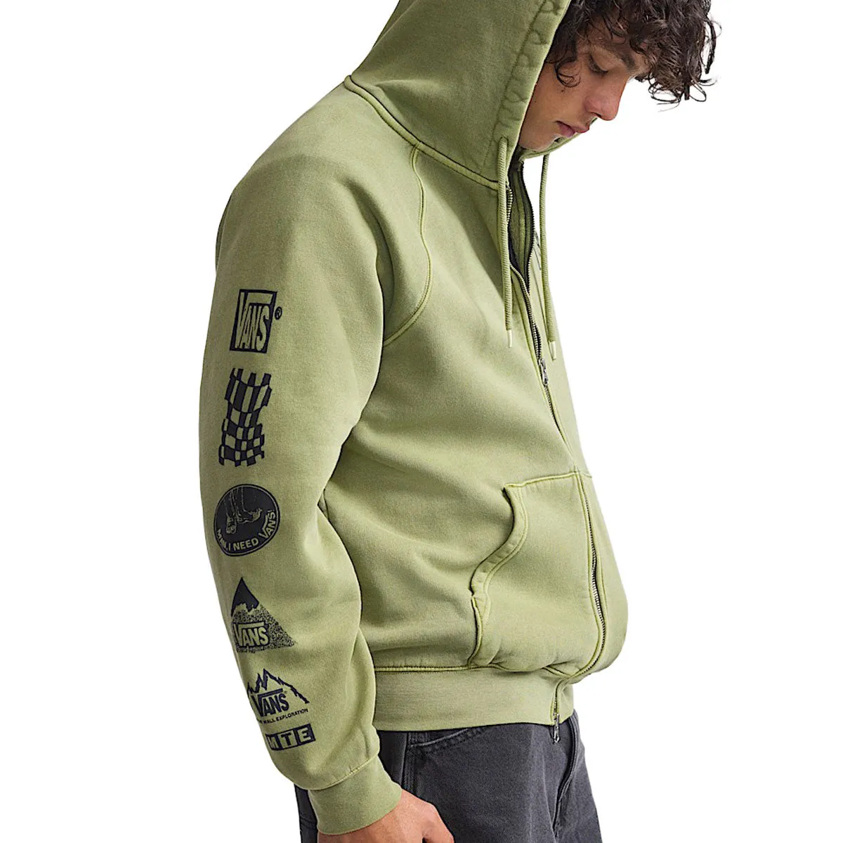Vans MTE Teamteam Full Zip Up Hoodie - Loden Green sold by CCS product image thumbnail 3