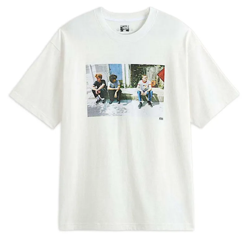 Vans Skate x Atiba Haze Curb Crew T-Shirt - White made by Vans