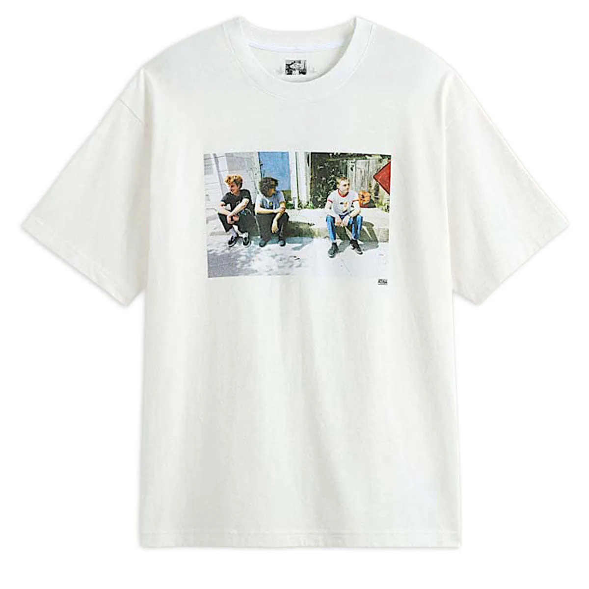Vans Skate x Atiba Haze Curb Crew T-Shirt - White sold by CCS