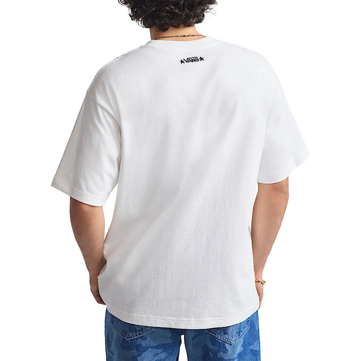 Vans Skate x Atiba Haze Curb Crew T-Shirt - White sold by CCS product image thumbnail 3