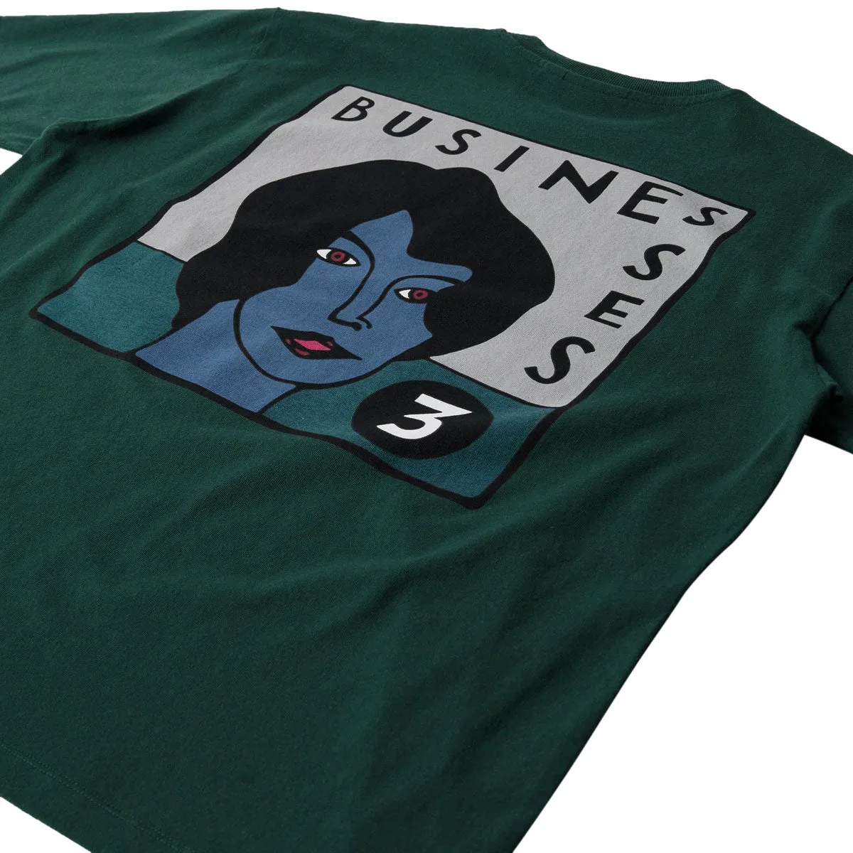 By Parra Nothing Please T-Shirt - Pine Green sold by CCS product image thumbnail 4