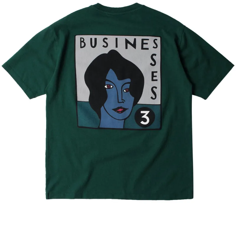 By Parra Nothing Please T-Shirt - Pine Green sold by CCS