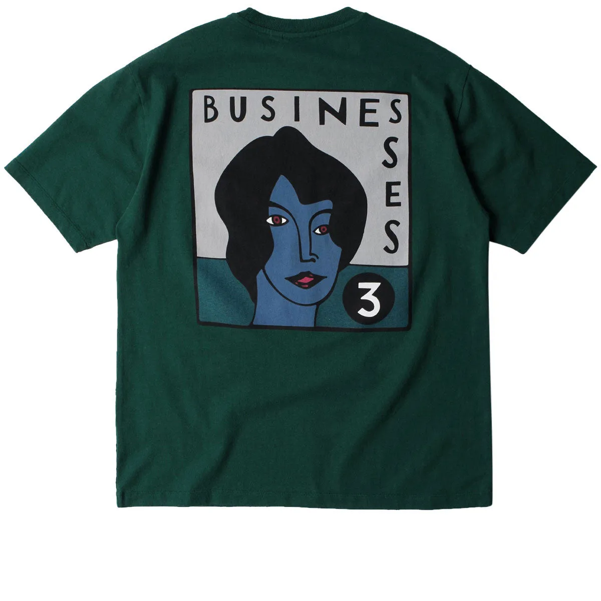 By Parra Nothing Please T-Shirt - Pine Green sold by CCS