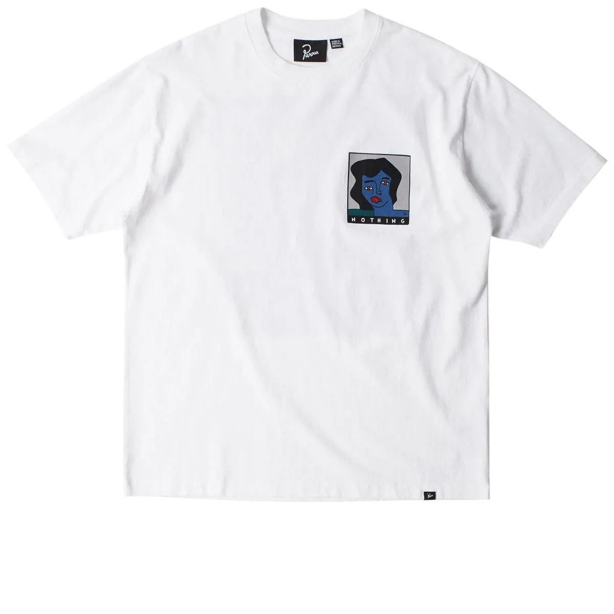 By Parra Nothing Please T-Shirt - White sold by CCS product image thumbnail 2