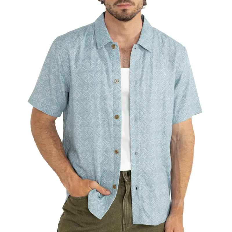 Rhythm Tile Shirt - Blue sold by CCS