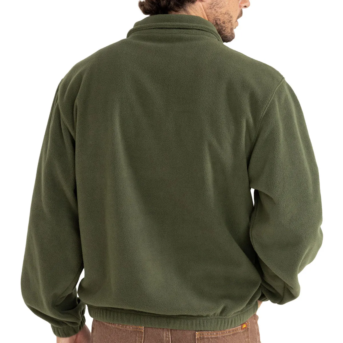 Rhythm Floresta Button Fleece Sweatshirt - Dark Green sold by CCS product image thumbnail 3