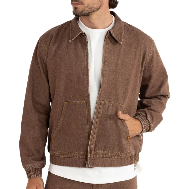 Rhythm Sundowner Denim Jacket - Tobacco sold by CCS