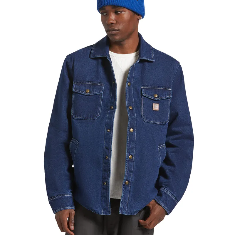 Brixton Durham Lined Jacket - Medium Wash Denim sold by CCS