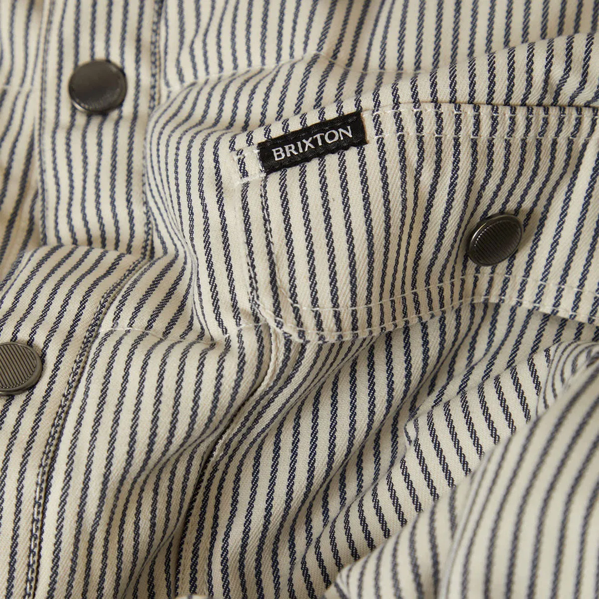 Brixton Cass Jacket - Whitecap/Mood Indigo Hickory sold by CCS product image thumbnail 5