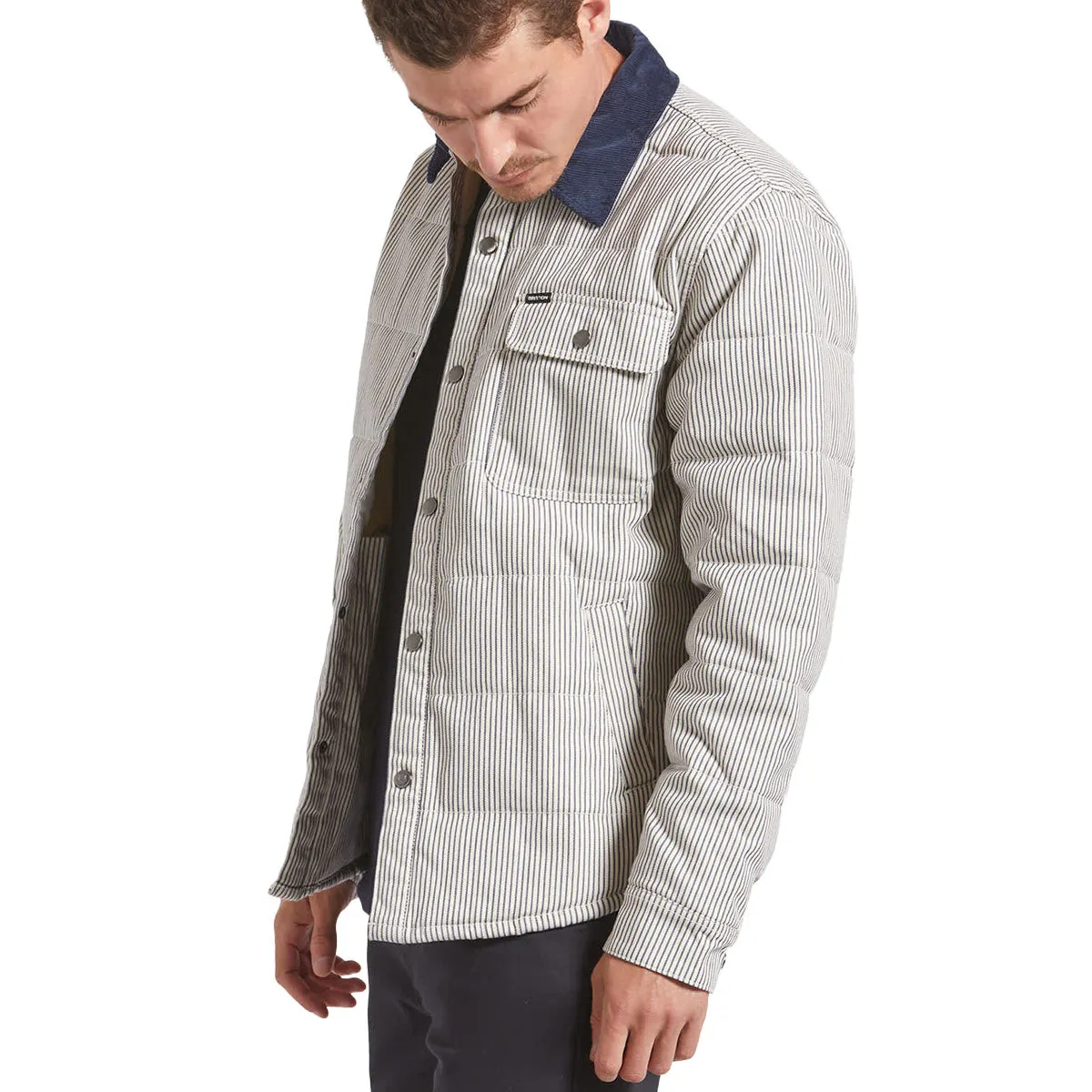 Brixton Cass Jacket - Whitecap/Mood Indigo Hickory sold by CCS product image thumbnail 3