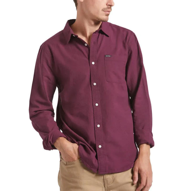 Brixton Charter Long Sleeve Shirt - Port sold by CCS