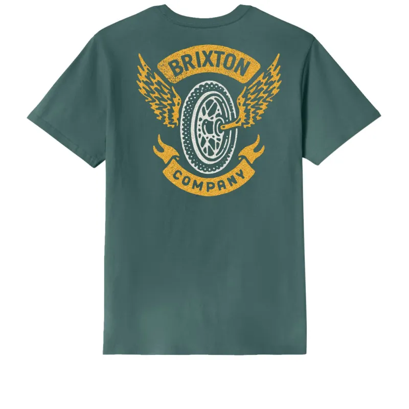 Brixton Payson Tailored T-Shirt - Night Sage sold by CCS